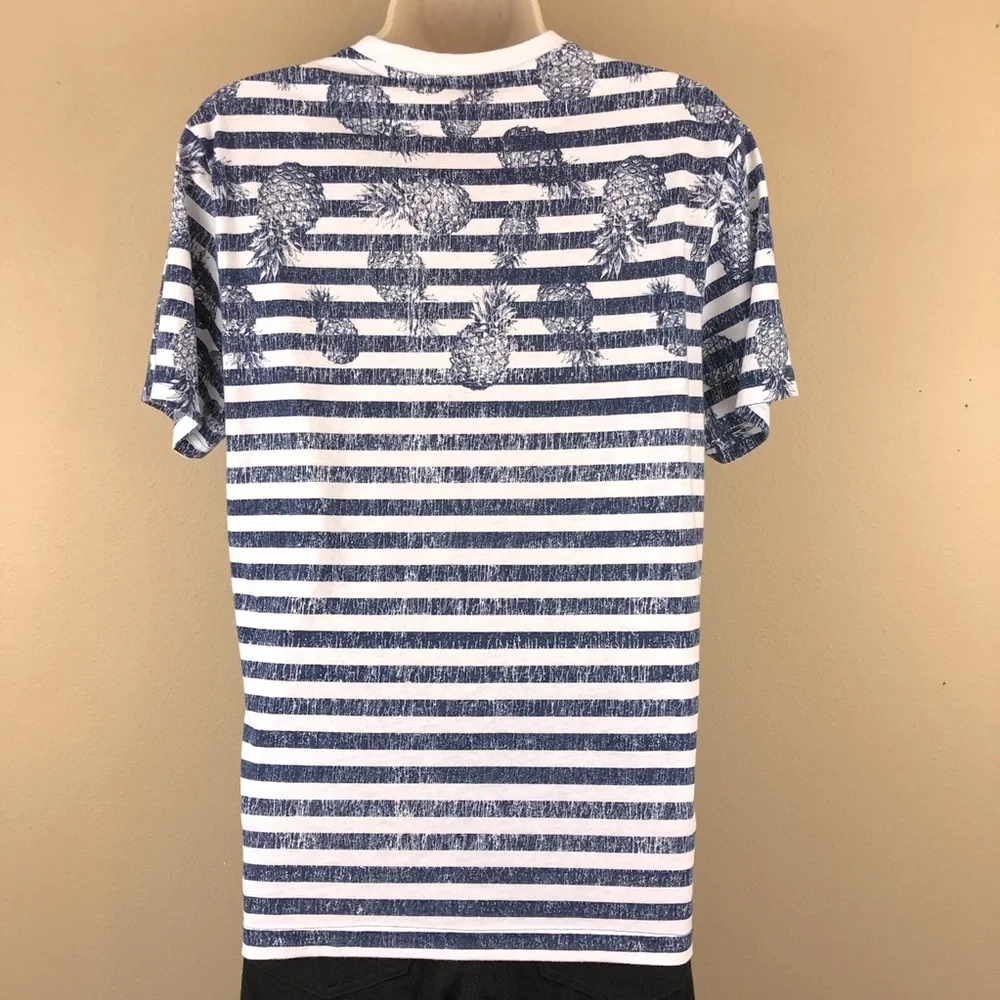 Unisex American Rag Stripe T Shirt - Picture 15 of 16